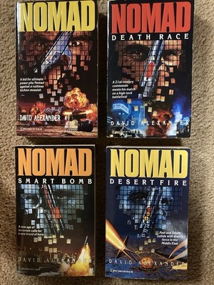 Nomad - Complete Series Of 4 Book Set By David Alexander, 1992-1993 Adventure