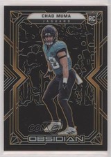 2022 Panini Obsidian Rookies Electric Etch Orange /75 Chad Muma #196 Rookie RC