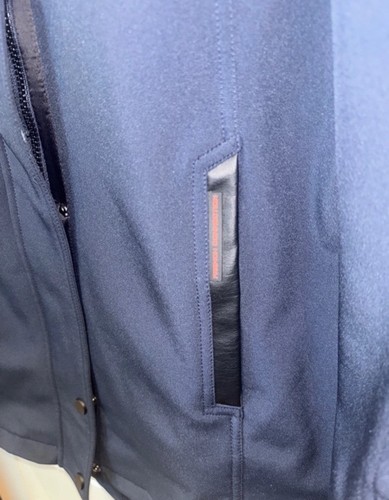 French Connection FCUK Navy Soft shell Jacket Size Medium - Picture 3 of 6