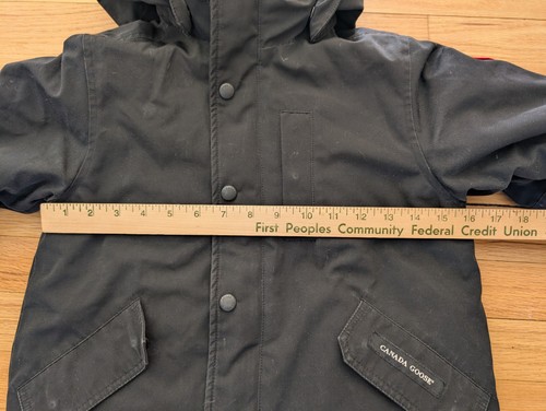 Canada Goose 4591Y Youth Logan Parka Down Jacket Size S (7/8) Black - Picture 13 of 14