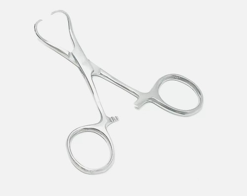 10 Backhaus Morsetto Asciugamani 3,5" Strumenti Chirurgici Veterinari Acciaio Inox - Foto 3 di 4