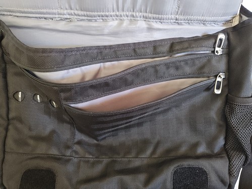 Nike Messenger Schwarz Tasche Laptoptasche Aktentasche Vintage Reise TG0159-001 Balistic - Bild 10 von 21