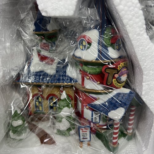 Dept 56 North Pole Series Special Edition Alfie’s Toy School For Elves “A” Blue - Picture 3 of 8