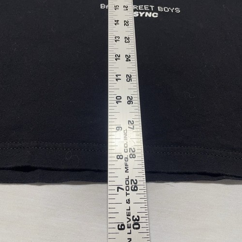 Joey Fatone AJ  McLean Medium 2-sided Black T-shirt Tour *NSYNC Backstreet Boys - Picture 5 of 8