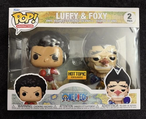 Funko Pop! One Piece - Luffy & Foxy 2 Pack Hot Topic Exclusive