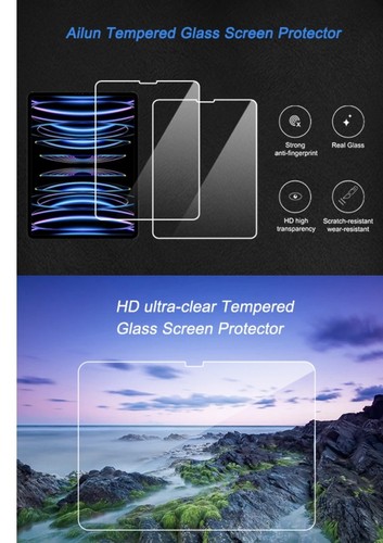 Ailun 2 Pack Tempered Glass Screen Protector for iPad Pro 12.9 InchDisplay,... - Picture 12 of 12