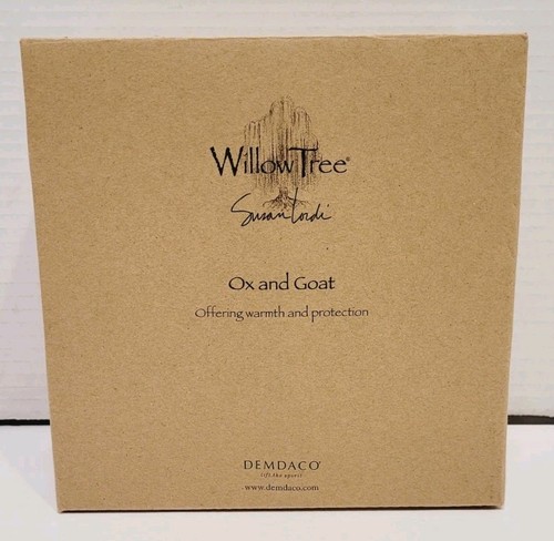 New Willow Tree Ox and Goat Nativity Set 2 Figures #26180 Susan Lordi 2006 - Picture 18 of 23