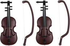 Miniature Violin, Tiny Violin Mini Musical Instrument, Miniature Model Dollhouse