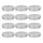  12pcs Empty Tinplate Biscuit Tin Metal Cookie Can Container Round Tin Boxes