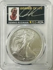 2024  $1 American Silver Eagle 1oz PCGS MS70 FS Legends of Life Dennis Rodman