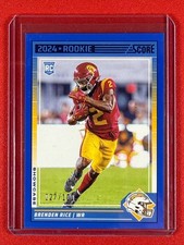 2024 Score Rookies Brenden Rice #364 (RC) - Showcase Parallel /100
