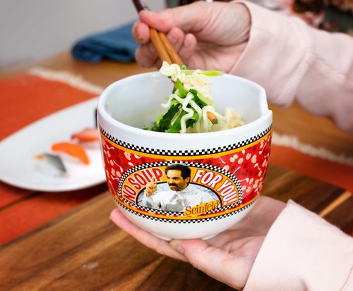 Seinfeld "No Soup For You" 20-Ounce Ramen Bowl and Chopstick Set - Picture 5 of 8
