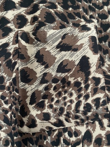 Hemdblusenkleid M&S Animal Print UK 22 Midi Gürtel braun schwarz Viskose langarm - Bild 6 von 15