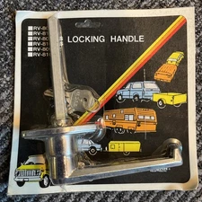 Acar Chrome Locking L Handle with Keys