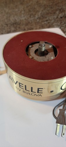 Raro soporte de letrero de exhibición de tienda de relojes de venta y servicio autorizado BULOVA de colección - Imagen 8 de 12