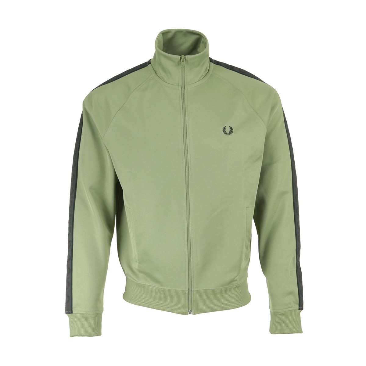 Спортивная куртка Fred Perry Herren с контрастной лентой grün