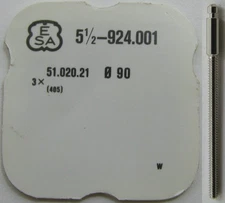 ESA ETA 924.001 ... watch movement part winding stem #401 * tap 10 *
