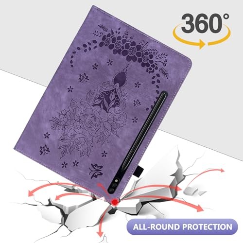 Galaxy Tab S9 FE 5G 10.9 Inch/Galaxy Tab S9/S8/S7 11 Inch Case,Multi 11 Purple - Picture 4 of 7