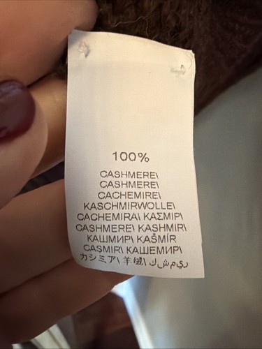 Suéter Brunello Cucinelli Floral Bordado Recortado Cachemira Talla Pequeña - Imagen 6 de 8