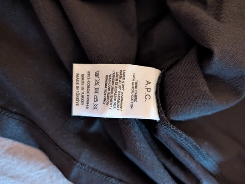NEU A.P.C. VPC T-Shirt Schwarz M Medium Neu mit Etikett (selten/online ausverkauft) - Bild 5 von 9