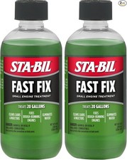 Fast Fix - Small Engine Treatment, Cleans Carburetors 8 Fl Oz (Pack of 2)