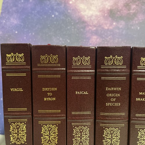 Lot 10 The Harvard Classics Collectors Edition 1980's Burgundy Leather Gilded - Bild 5 von 9