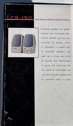 New Labtec Computer Speakers LCS-150 (2 Sets Available) - Picture 6 of 6