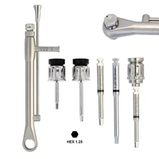 Implant Astra Zimmer Screwdriver Hex Driver Dental Torque Wrench Adapter Manual