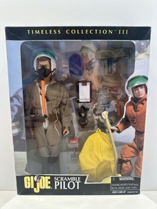 ミリタリー GIJOE Scramble Piloto GI Joe 1960s Set Pilot Scramble Figure