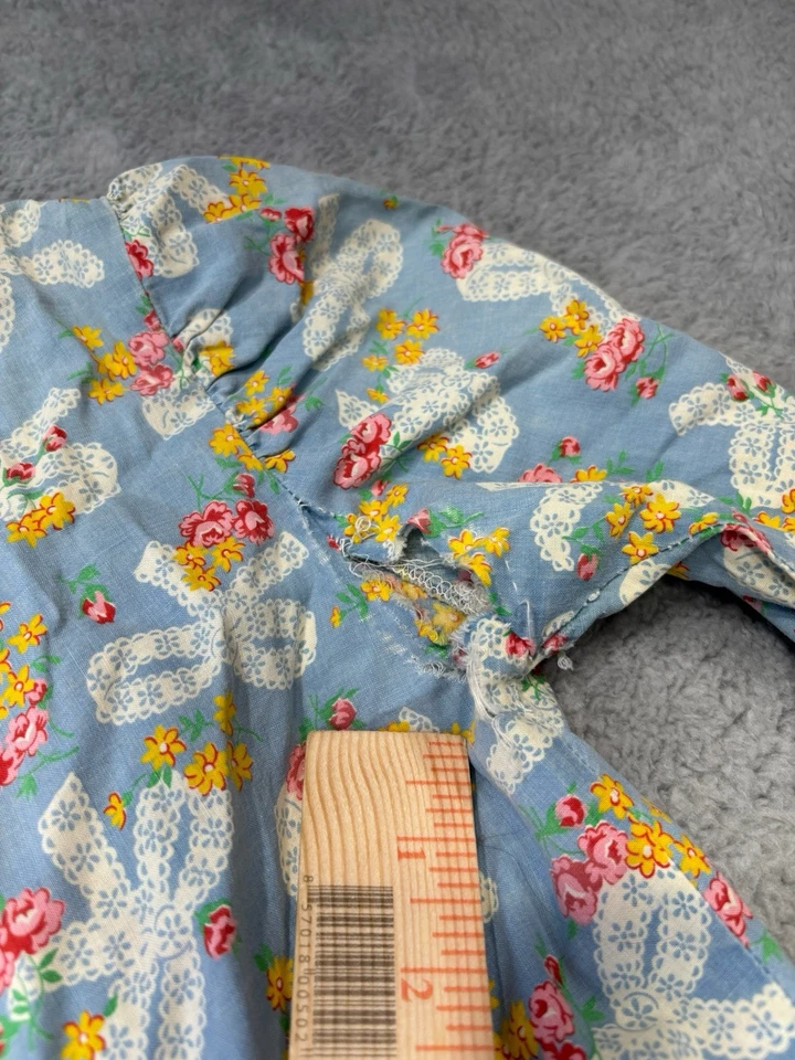 Vintage Betsey Johnson Alley Cat Dress Womens Medium Pink Whimsical Boho Patch - Image 4 of 4