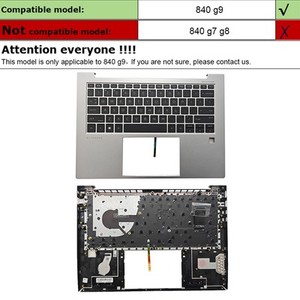 N09276-001 For HP EliteBook 840 G9 845 1040 G9 HSN-I49C Palmrest Keyboard