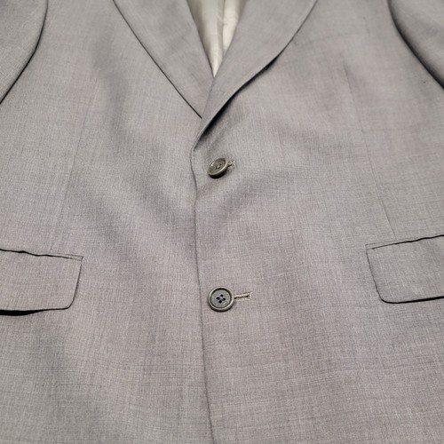 Daniel Cremieux Loro Piana Blazer Mens 40R Gray Birdseye Wool Suit Jacket Formal - Picture 2 of 18