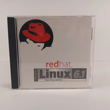 Red Hat Linux 6.1 Operating System 1999 CD Rom Software
