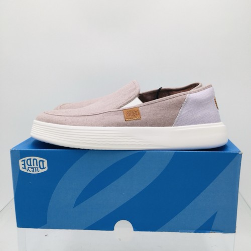 Hey Dude - Sunapee Craft Linen - Tan - Sneakers casual da uomo taglia 13 Medium - Foto 3 di 14