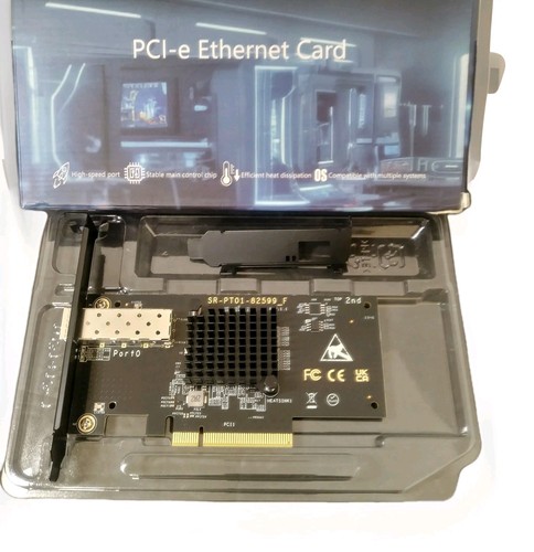 GiGaPlus GP-X520-1S 10G PCI-e Ethernet Card Intel 82599 - Afbeelding 2 van 12