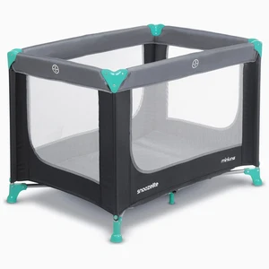 Miniuno SnoozeLite Portable Travel Cot Playpen - Folding Baby Nursery Dark Aqua