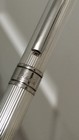 Vtg Stylo Bille Delta Italy en Argent Massif 925/1000 Solid Silver Ballpoint Pen