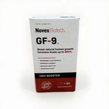 Novex Biotech GF-9 GH Boosting Supplement 84 Count - EXP 07/27