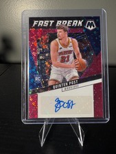 Quinten Post Fast Break Mosaic Rookie Auto Pink Disco 9/15 2024-2025