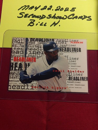 1996 Fleer Update Headliners Cecil Fielder #5