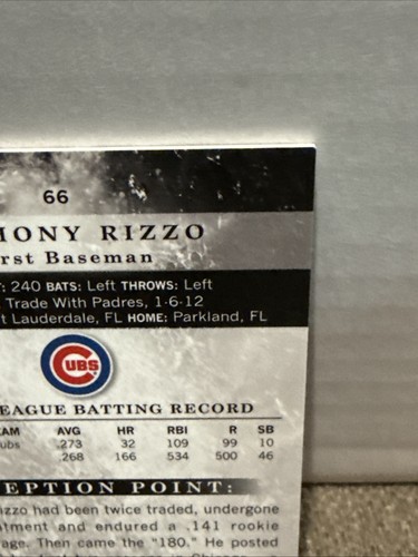 Anthony Rizzo #66 2018 Topps Inception Magenta /99 #’d/99 Chicago Cubs - Picture 13 of 17