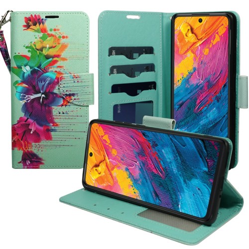 Custodia telefono portafoglio pelle PU per TCL 50 XL / NXTpaper 5G blocco segnale RFID - Foto 17 di 27