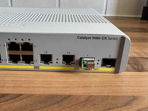 Cisco Catalyst 3560-CX Series Switch - WS-C3560CX-12PD-S, Untested - Afbeelding 2 van 7