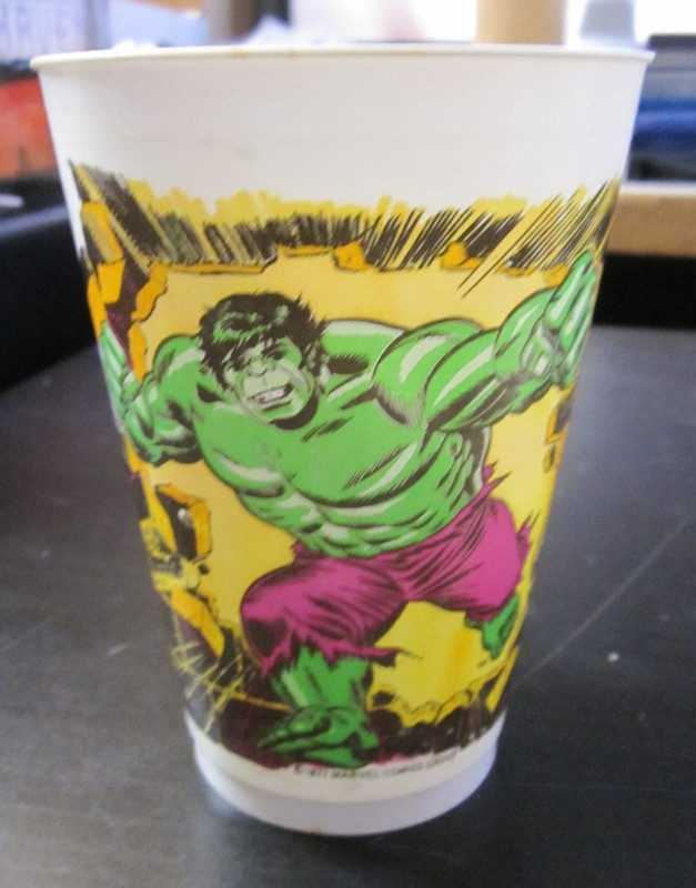 Marvel Comics 7-11 Slurpee Cup-Hulk Wraparound art