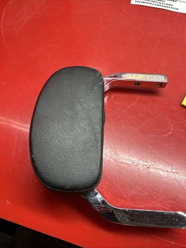 Harley short mini rail back rest sissy bar pad FXR Dyna sportster softail Septic - Picture 18 of 24