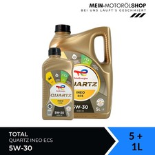 Total Quartz Ineo ECS 5W-30 Peugeot ACEA C2 Fiat Motoröl 5+1 Liter = 6 Liter