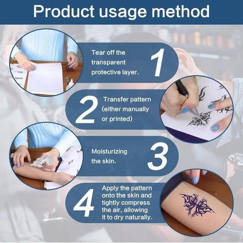 Tattoo Transfer Paper 50 Sheets image 6