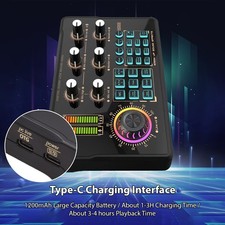 Live Sound Card Audio Recording Professional Sound Card Mixer With DJ Mixer NYBH