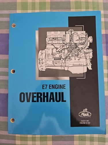 Mack Trucks E7 728 C.I.D. 12L, Six Cylinder Diesel Engine Overhaul Manual 5101 - Picture 1 of 4