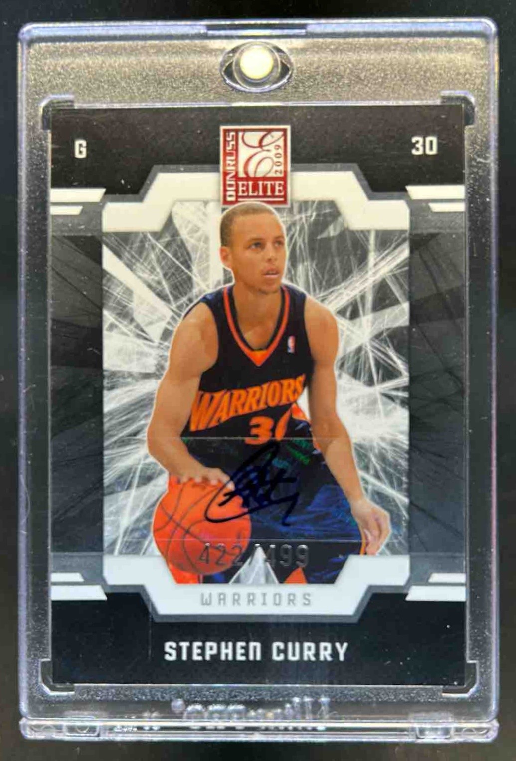 2009-10 Donruss Elite Stephen Curry Rookie RC Auto #/499 Warriors